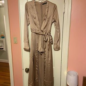 silk robe with shorts